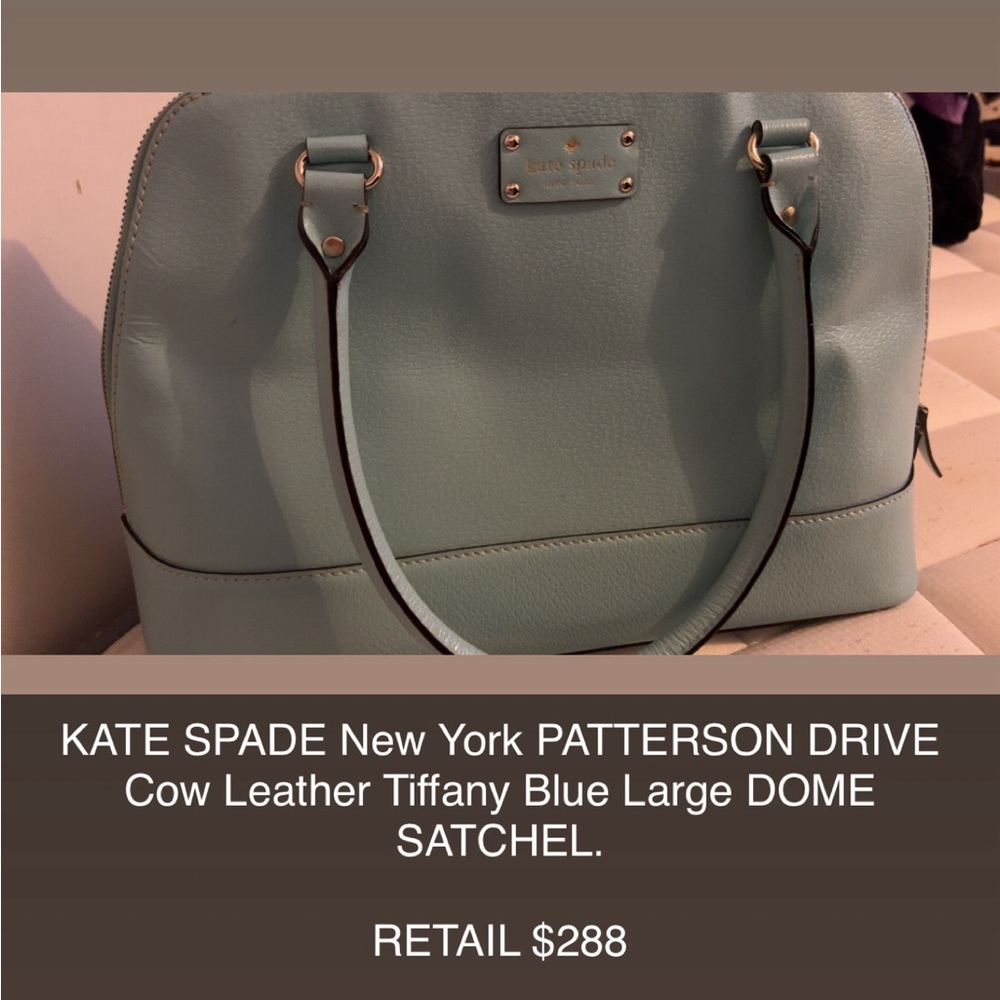 Kate Spade Tiffany Blue Dome Satchel